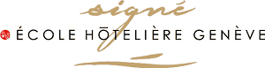 Logo Signé by EHG, l'Ecosystème de l'ecole Hôtelière de Genève en Suisse