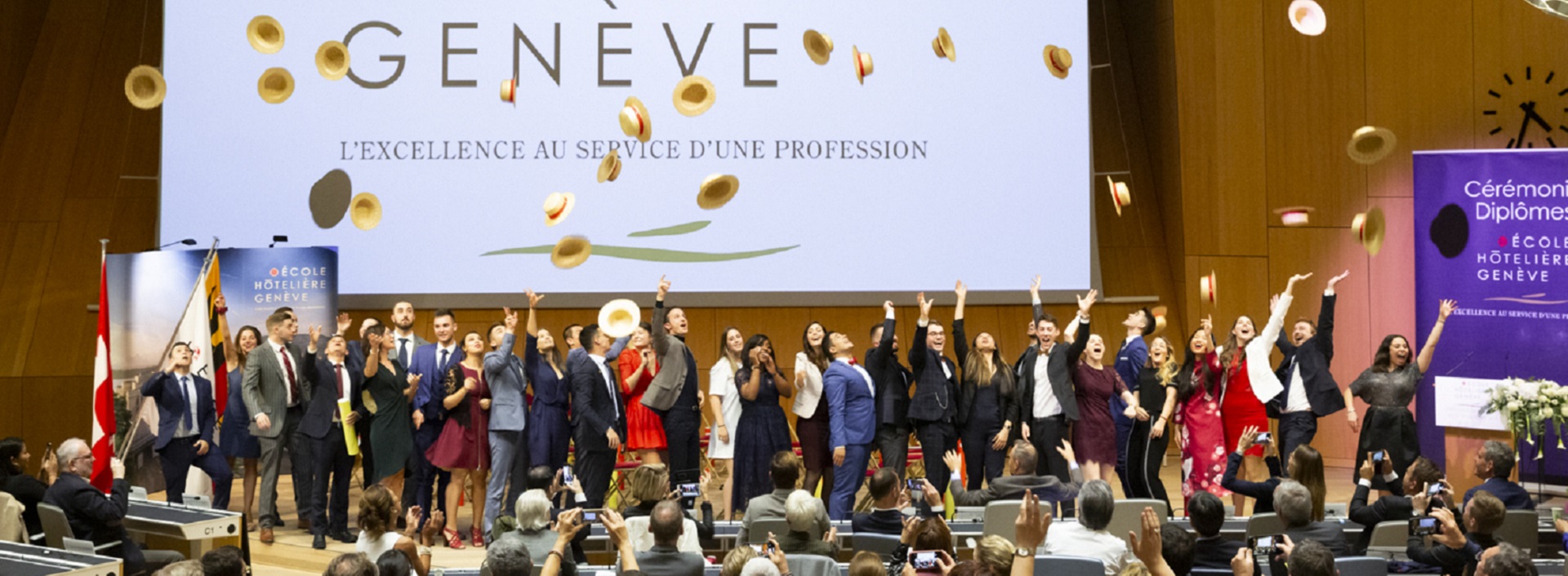 Cérémonie de remise des diplomes Promotion CHI Geneve Ecole Hôtelière de Genève.