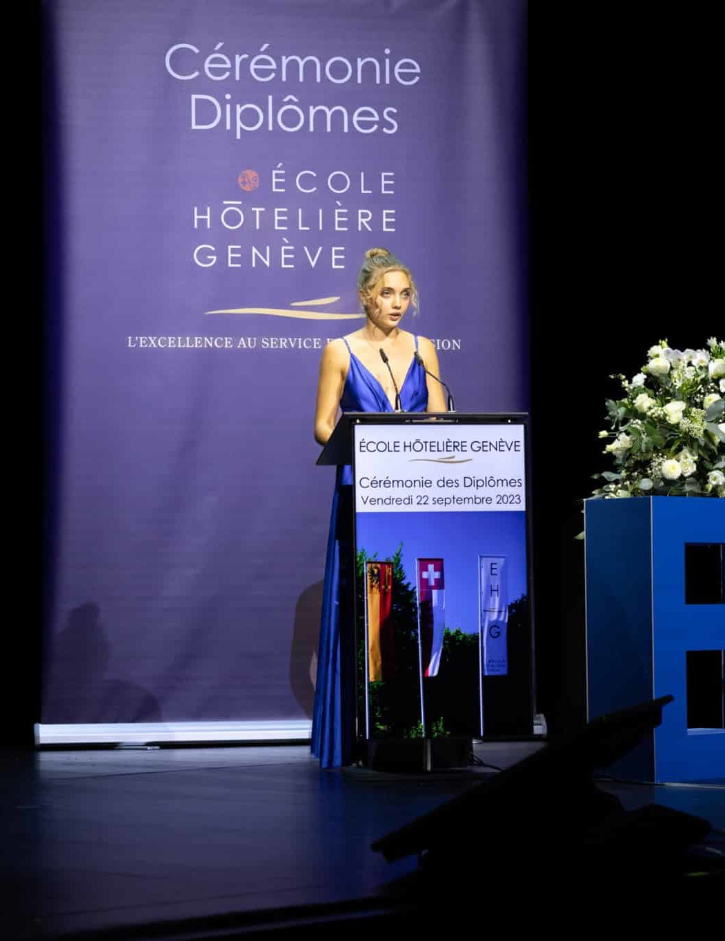 Anaïs Zwald, Major de Promotion